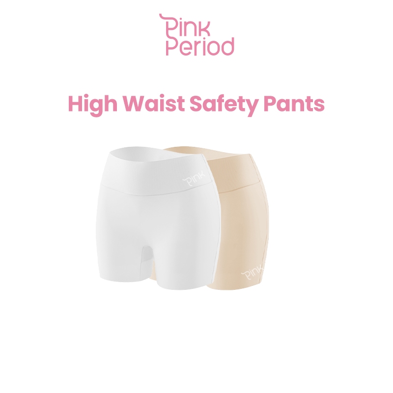 Pink Period กางเกงกันโป๊ กางเกงซับในไร้ขอบ เอวสูง กางเกงในผู้หญิง ผ้าใส่เย็นไม่รัดนะคะ ไม่ม้วน 102