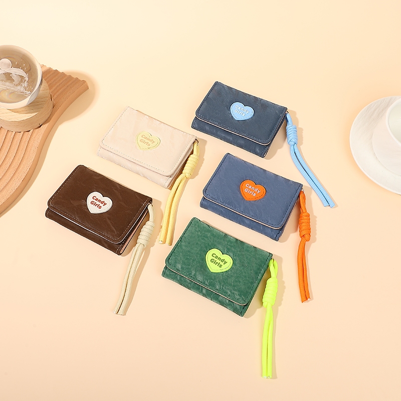 HOLO กระเป๋าเงิน แฟชั่น อเนกประสงค์ กระเป๋าสตางค์สุภาพสตรี สั้นค่ะ