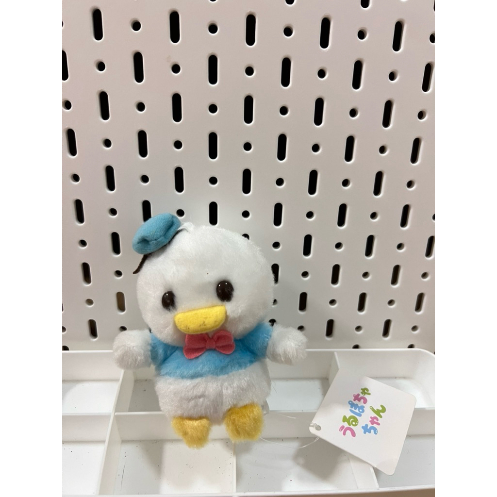 ตุ๊กตาโรนัลดั๊ก ดิสนีย์ Urupocha-Chan Donald Japan ป้ายห้อย Disney Store ลิขสิทธิ์แท้มือสองจากญี่ปุ่