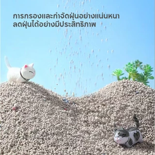 FOLOPETS ทรายแมว 5 ลิตร กลิ่นเบนโทไนท์ 100% ป้องกันการเจริญเติบโตของแบคทีเรีย