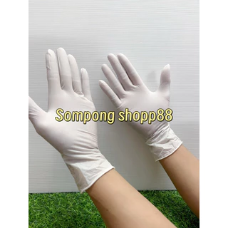 ถุงมือยาง PVC < ยกโหล 12 แพ็ค > บรรจุ 12 ซอง (ซองละ 3 คู่) มีครบไซด์สินค้า 🔥พร้อมส่ง🔥