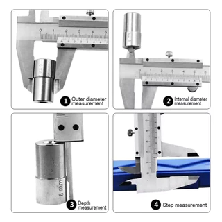 เวอร์เนียธรรมดา VERNIER CALIPER 0.02/0.05mm SIZE 6นิ้ว/8นิ้ว/12นิ้ว คุณภาพงานใต้หวันราคาถูก