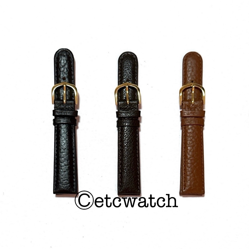 พร้อมส่ง> สายนาฬิกาหนังวัวแท้ ขนาด 18 mm