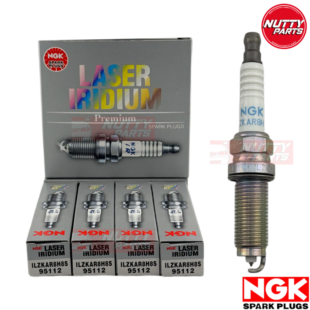 แท้ หัวเทียน NGK LASER IRIDIUM ILZKAR8H8S (95112) HONDA CIVIC FC 1.5T L15B7 , CITY 1.0T P10A6 หัวเที