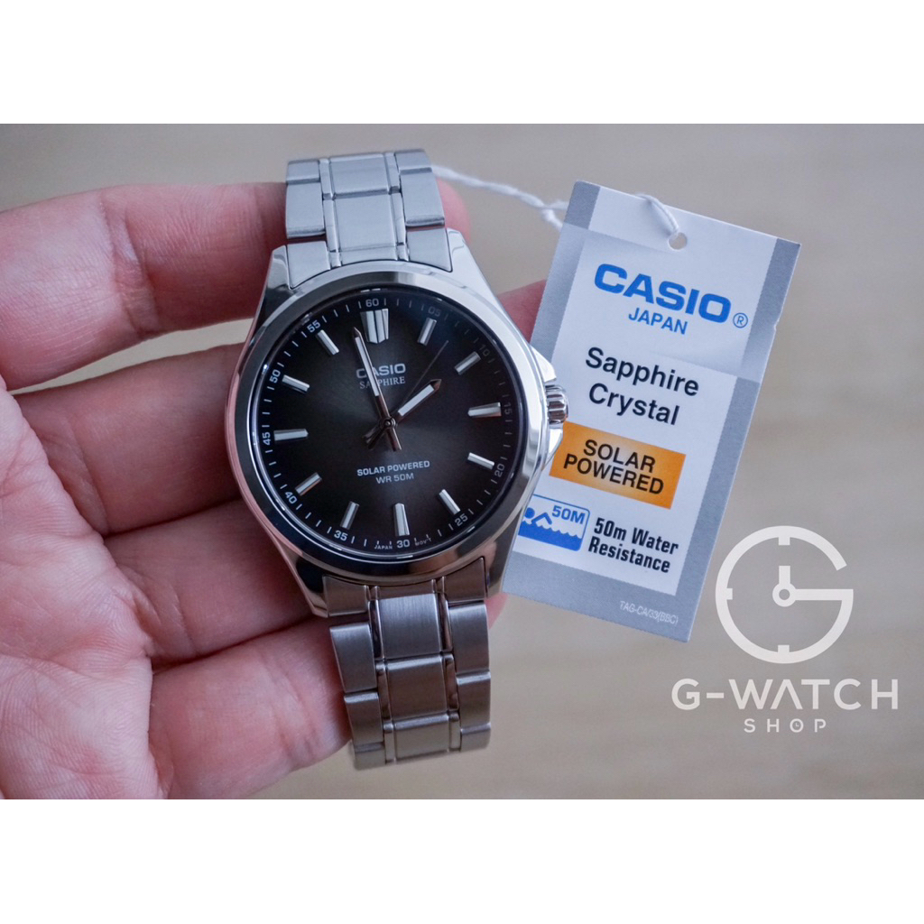 [มีสินค้าพร้อมจัดส่ง] CASIO SOLAR POWERED MTS-RS100D-1A, MTS-RS100D-1ADR, MTS-RS100D-1, MTS-RS100D, 
