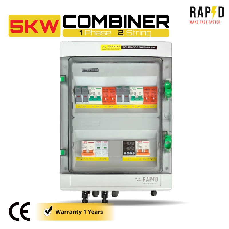 ตู้คอมไบเนอร์ RAPD 5KW สำหรับ Inverter Hybrid