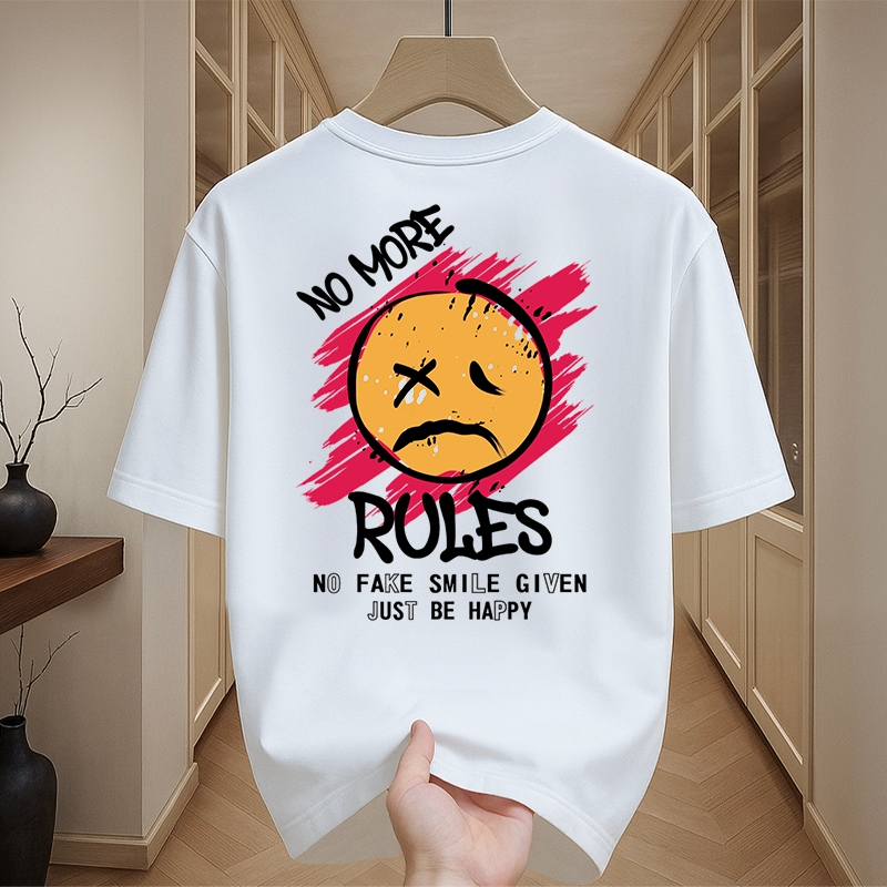 เสื้อยืดผู้ชาย สกรีนลายสตรีทแฟชั่นสุดฮิต oversize tshirt men เสื้อผู้ชายเทสดี เสื้อคนอ้วน ผ้านุ่มยืด