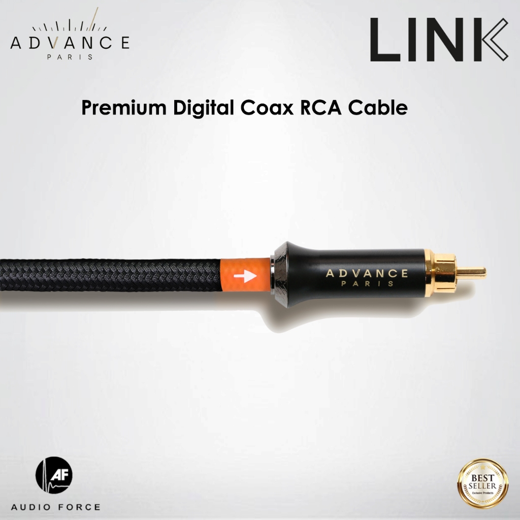 Advance Paris LINK Premium Digital Coax RCA Cable (1m)/ pc.