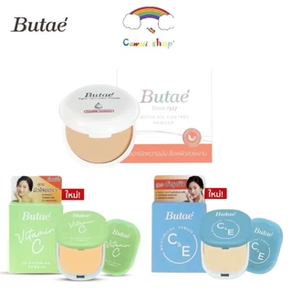 BUTAE แป้งพัฟ แป้งบูเต้ ตลับขาว ตลับฟ้า ตลับเขียว Super Oil Control Powder / Hya-C Brightening Powder / C&E Moisturizing