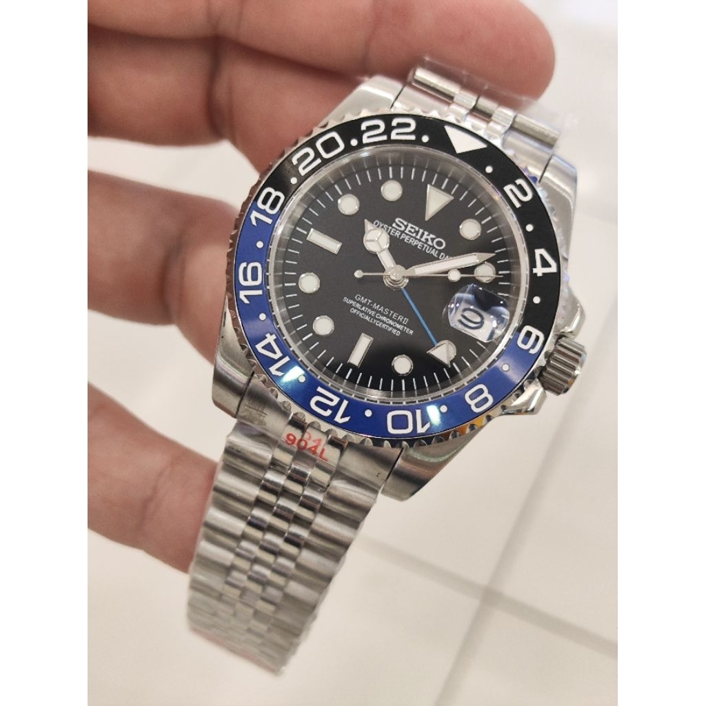 Seiko Modify Batman GMT AUTOMATIC