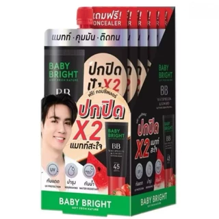 (1ซอง) เบบี้ไบร์ท วอเตอร์เมล่อน แมทท์ บีบี ครีม BABY BRIGHT WATERMELON & TOMATO MATTE BB CREAM SPF45 PA++ 7 กรัม