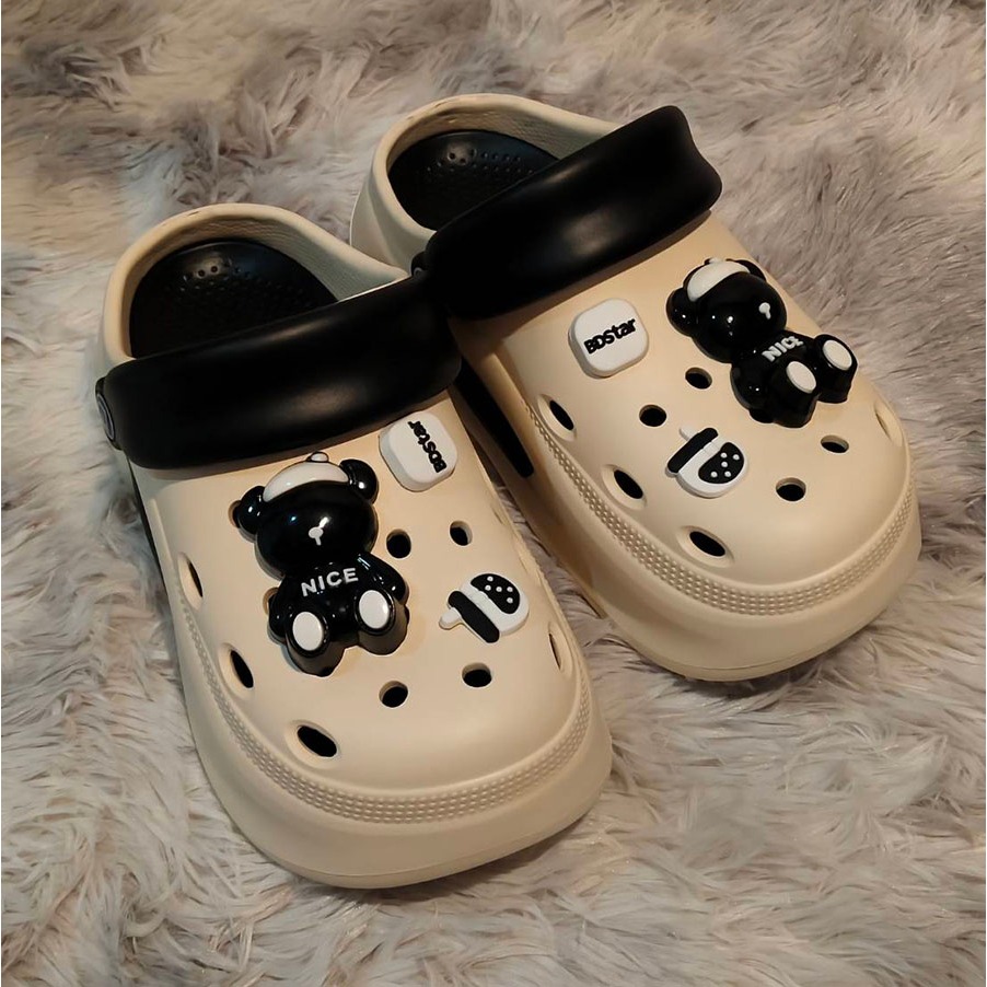 รองเท้าหัวโต BDstar EVA รุ่น BDE738-1 พื้นหนา 7 cm สามารถถอดพื้นได้ ใส่นุ่ม เบา สบาย ไม่อับชื้น - รูปที่ 2