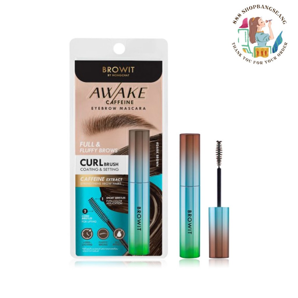 มาสคาร่าคิ้ว BROWIT AWAKE CAFFEINE Browit Awake Caffeine Eyebrow Mascara