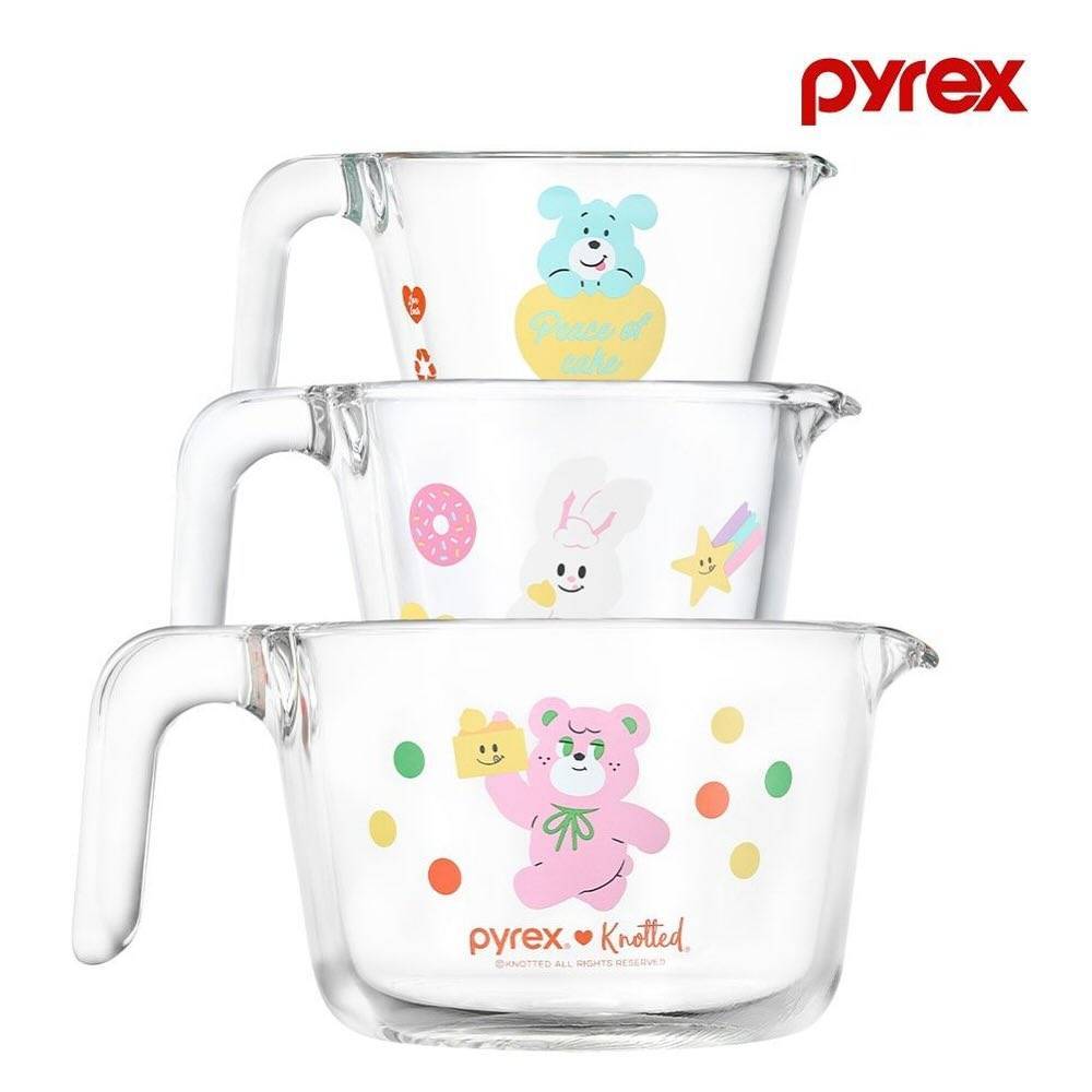[KOREA] Pyrex x Knotted ชุดถ้วยตวงแก้ว