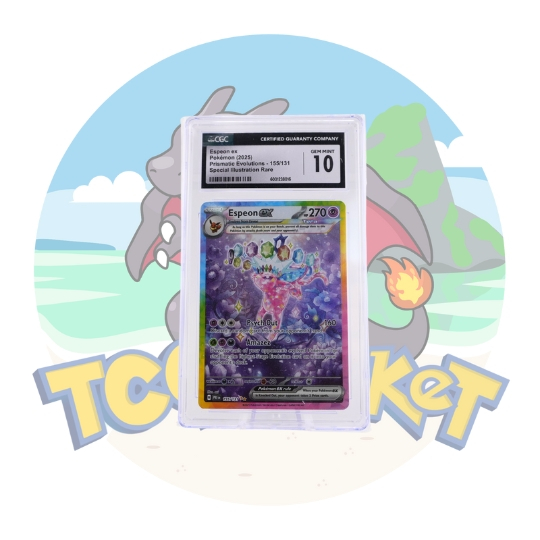 Pokemon Card "Espeon Ex Alt CGC 10 155/131" ENG Prismatic Evoltutions