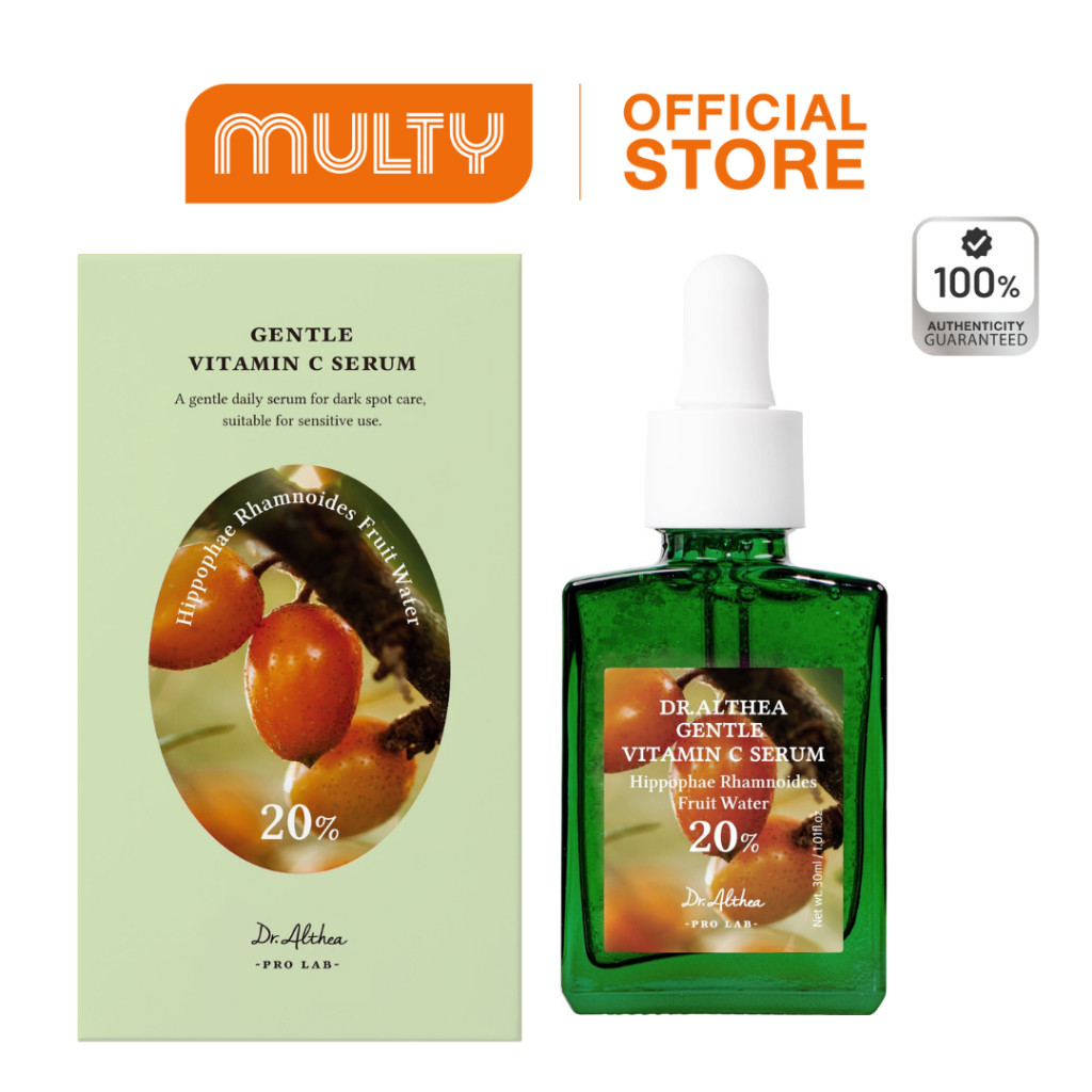 Dr.Althea Gentle Vitamin C Serum 30 ml.เซรั่มวิตามินซี สูตรอ่อนโยน เหมาะสำหรับผู้ที่รักษาสิว เป็นสิว