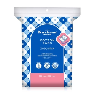 karisma cotton pads for sensitive skin 50grsms สำลีแผ่น Karisma สำหรับผิวแพ้ง่าย 50 กรัม
