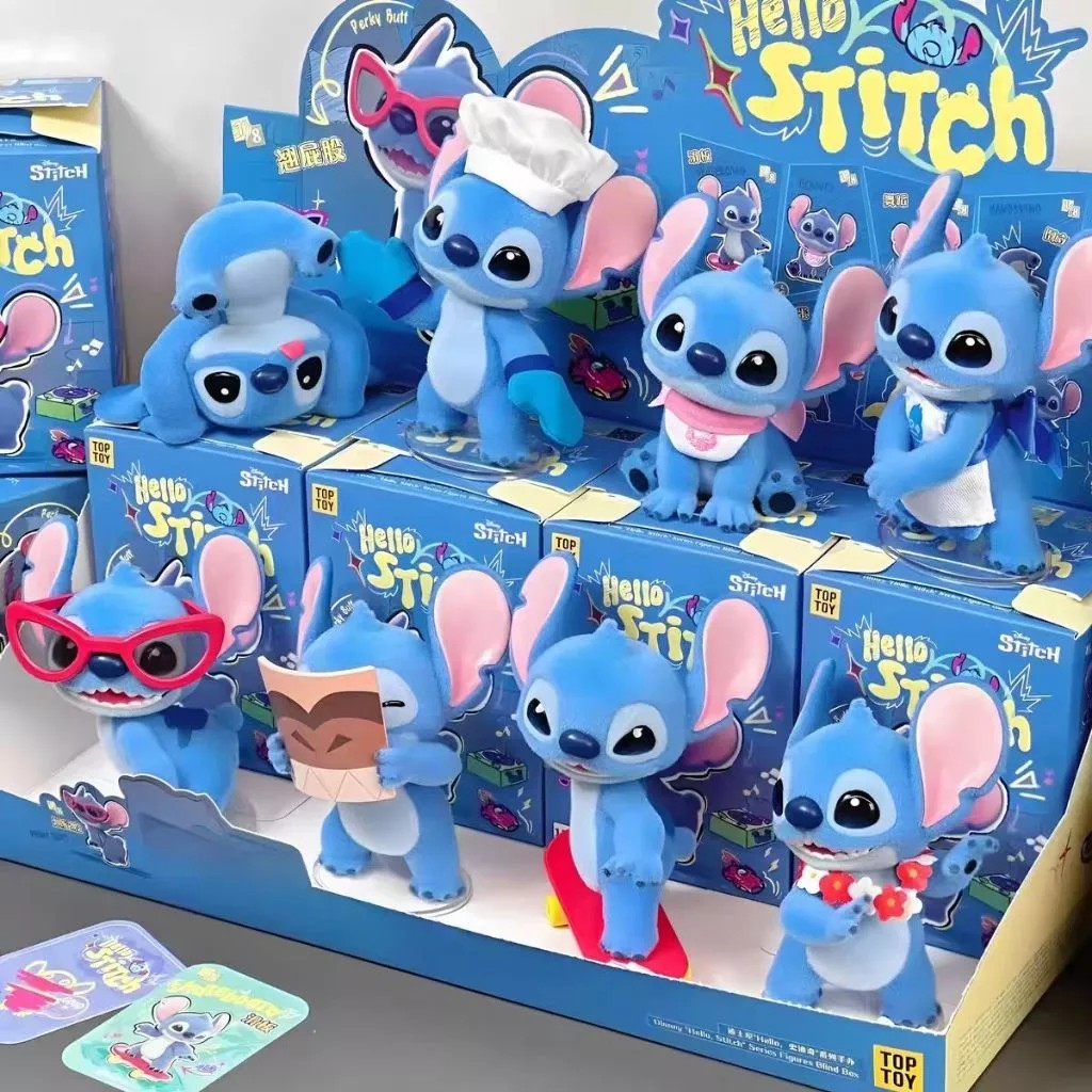 [พร้อมส่ง-แบบจุ่ม] โมเดล กล่องสุ่ม TOPTOY x Lilo&Stitch Hello Stitch!