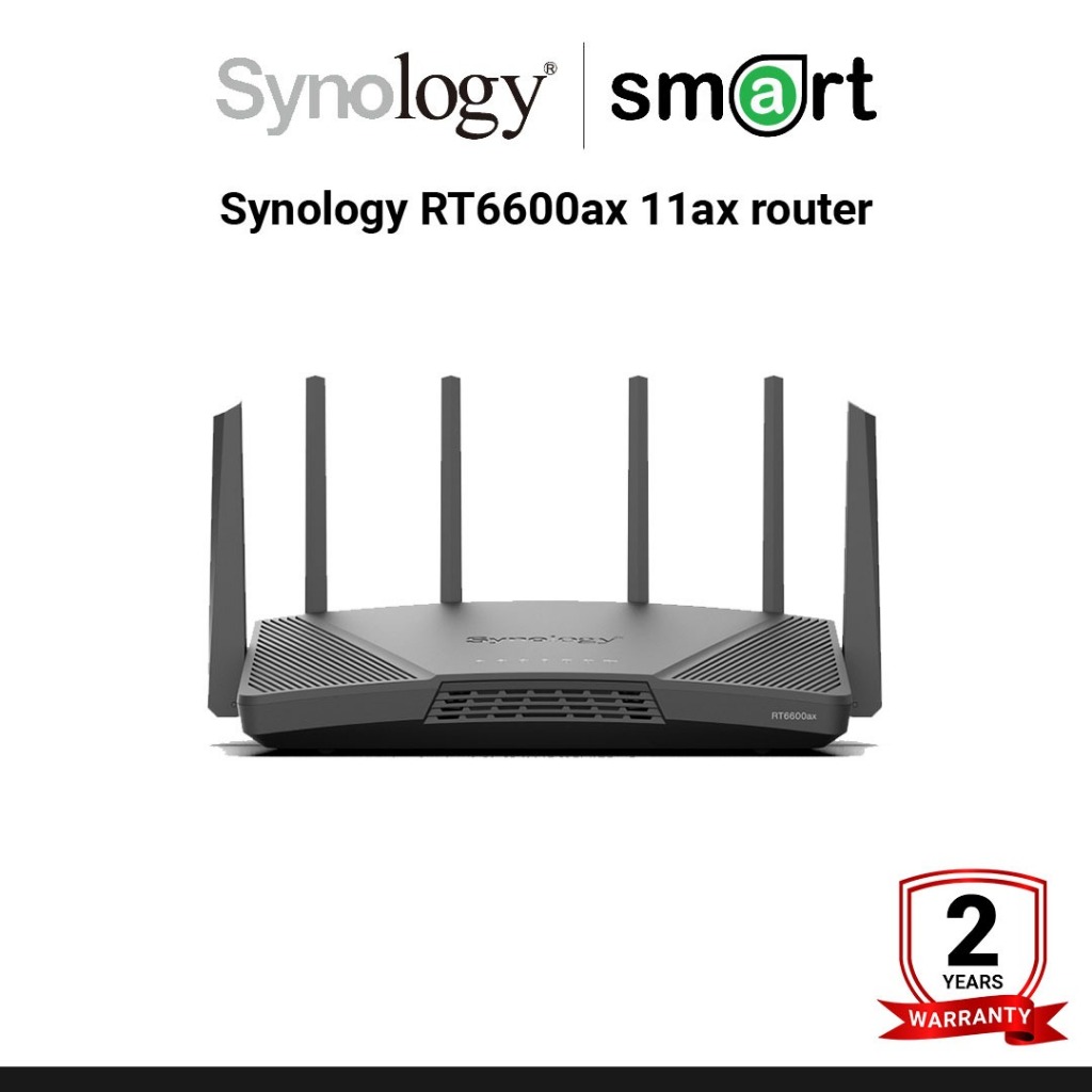 Synology RT6600ax 11ax router ,with 2.5Gbps backhaul, Mesh, and Tri-band support Mesh, and Tri-band 