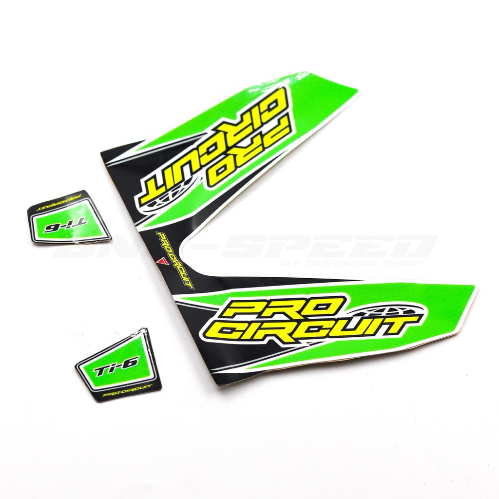 สติ๊กเกอร์ปลายท่อลาย Pro circuit แบบหนา 3M ทนความร้อน