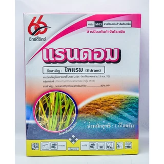 แรนดอม ไทแรม 1กิโลกรัม สารป้องกันและกำจัดโรคพืช สามารถนำไปใช้ในการไล่นกไล่หนู เป็นยาเย็น