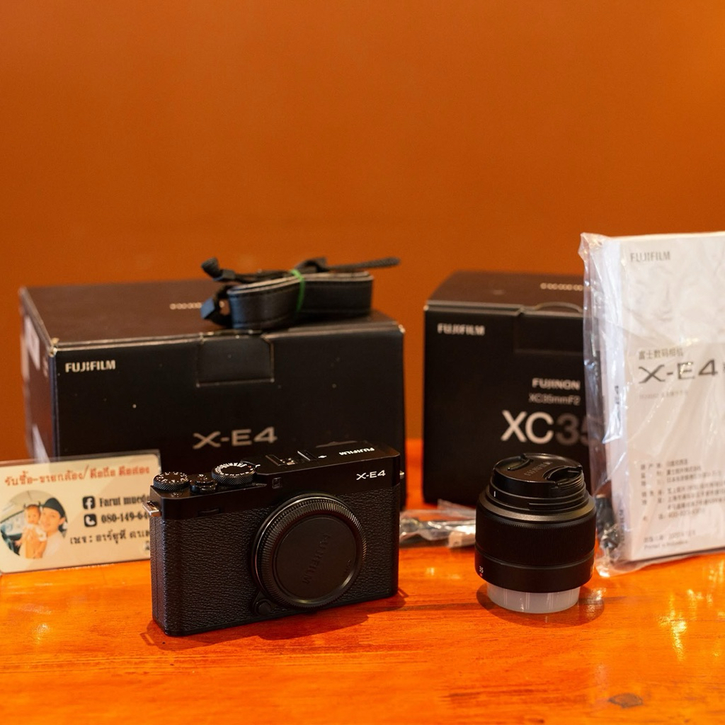 Fuji X-E4 เลนส์ XC35mm F2