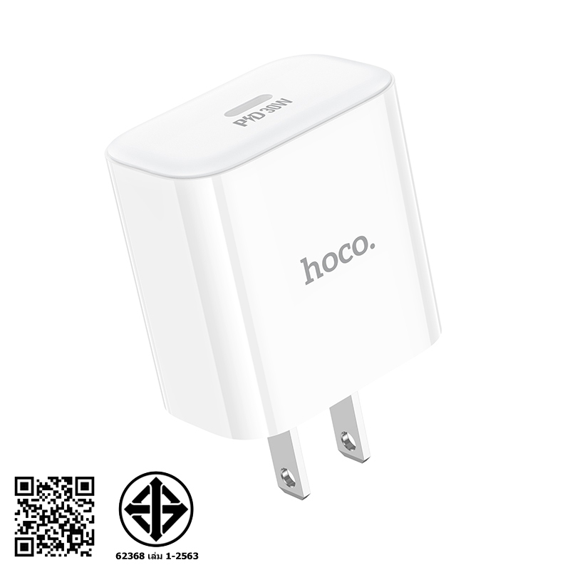 Hoco C76Pro Charger For Type-C /L หัวชาร์จเร็ว  Type-C PD 30W หัวPD รองรับชาร์จเร็ว ของแท้100%