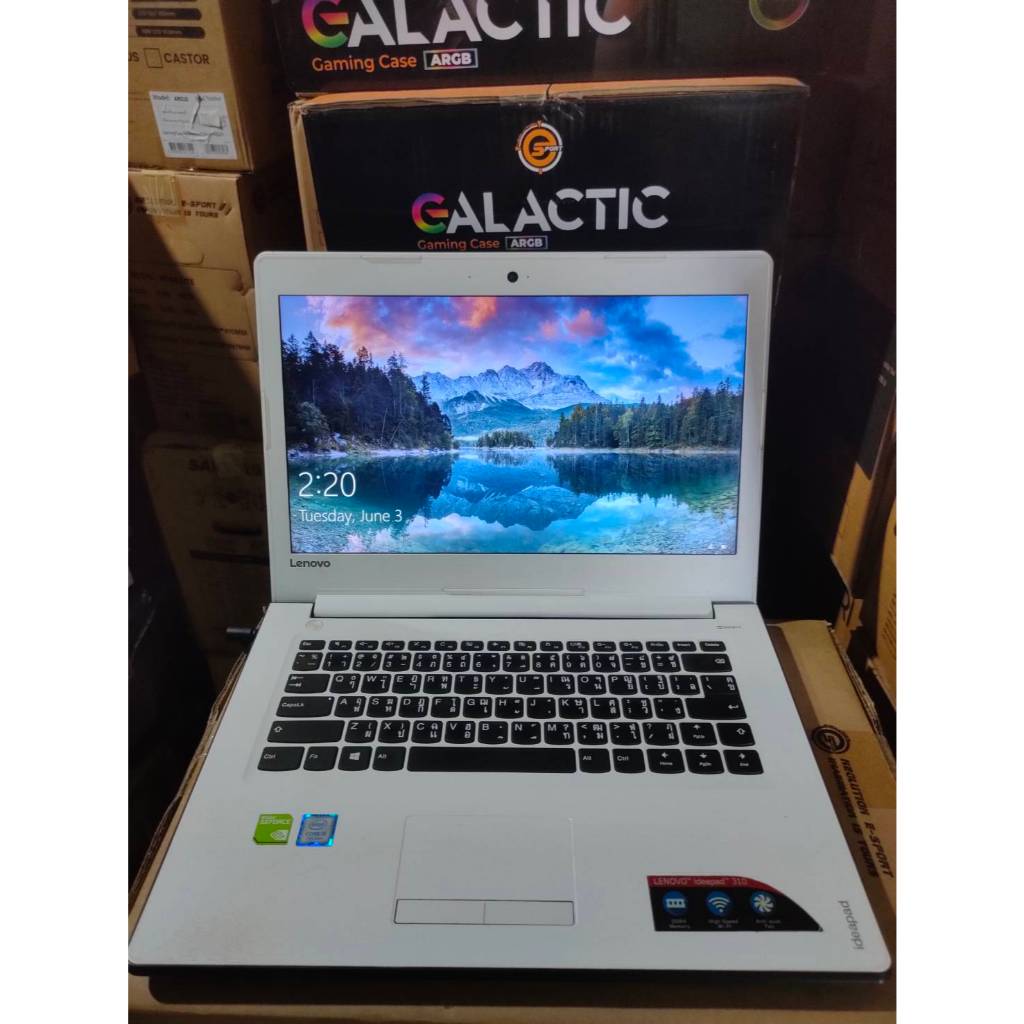 Lenovo cpu : i5-7200U ราคาเครื่อง N.2211 Ram : 4 GB vga : nvidia 940 mx HDD : 500 GB แบต : เก็บไฟ ขน