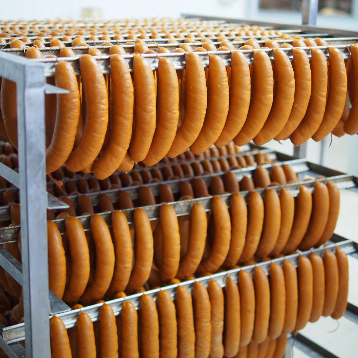 Currywurst 530 g./ 5 pcs  – ไส้กรอกเคอรี่เวิร์ท Homemade German Sausage ไส้กรอกเยอรมันสไตล์โฮมเมด