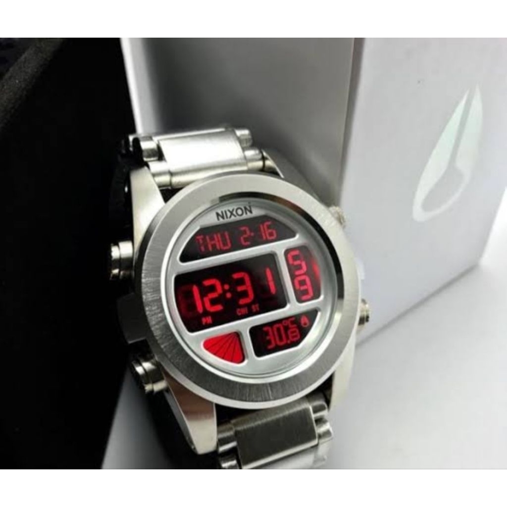 Nixon NX-A3601263-00 Unit SS นาฬิกาข้อมือผู้ชาย สีเงิน