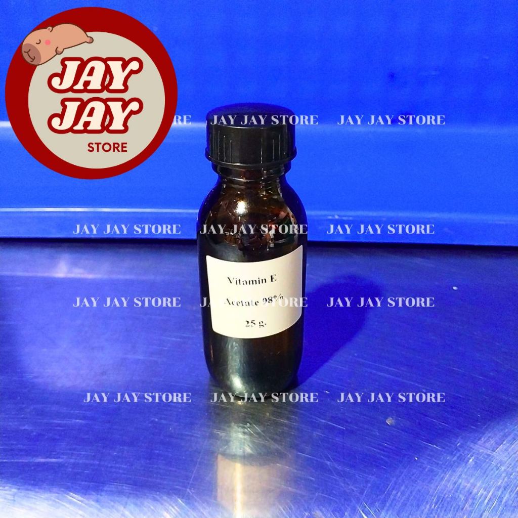 Vitamin E Acetate 98% 25 กรัม / น้ำมันหอมระเหย 25 กรัม เปปเปอร์มิ้นท์ ยูคาลิปตัส กานพลู Essential Oil