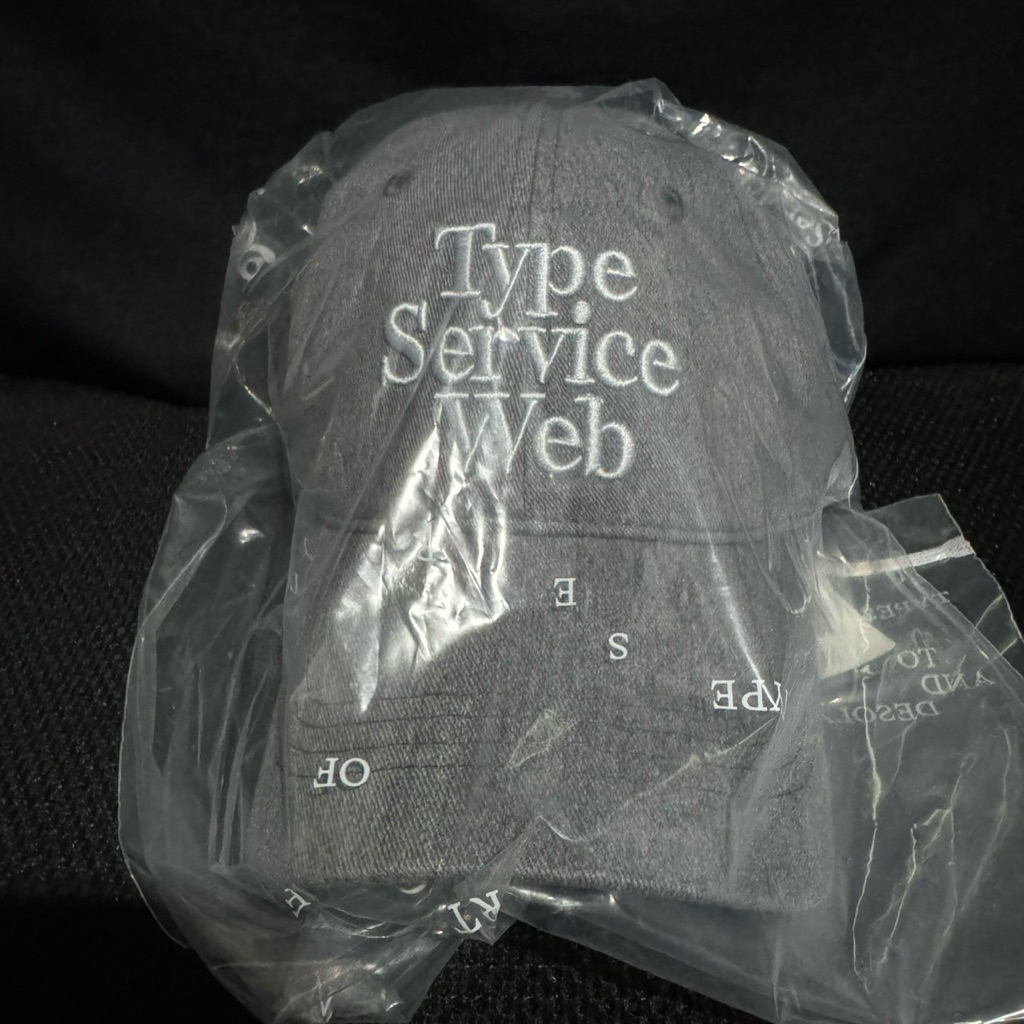 [ Typeservice ] UNISEX Typeservice Web Cap korea แท้ 100%