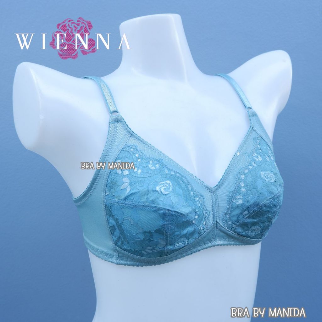 WIENNA BRA ชุดชั้นในเวียนนา เสื้อชั้นในลูกไม้ ไม่มีโครง ไม่มีฟองน้ำ
