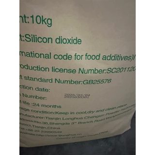 สารป้องกันการจับตัวเป็นก้อน Silicon dioxide ขนาด 10 kg / กระสอบ