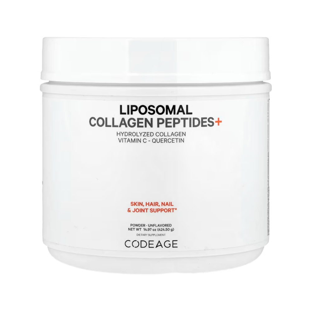 Codeage, Liposomal Collagen Peptides+ Powder, Unflavored, 14.97 oz (424.5 g) คอลลาเจนลิโพโซมชนิดผง ส