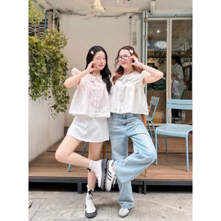 RIKA น้องเมจิเสื้อคอบัวชายปล่อย