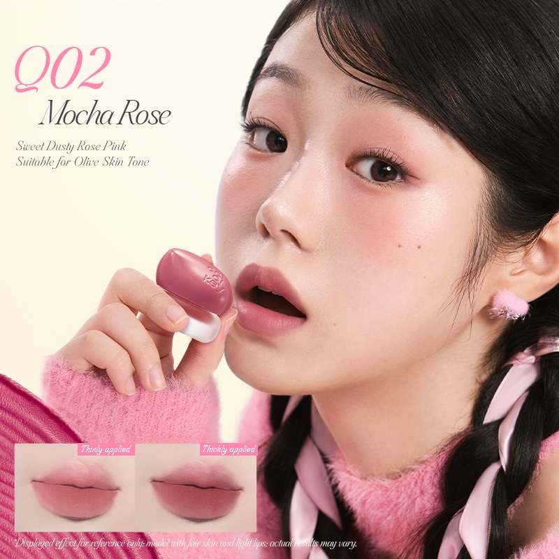 COLORKEY CREAMY MUD ลิปครีมมี่มัด สำหรับทาปาก แก้ม ตา สีชัดละมุน ฟุ้ง ติดทนนาน Ice Cream Lip Mud - รูปที่ 3