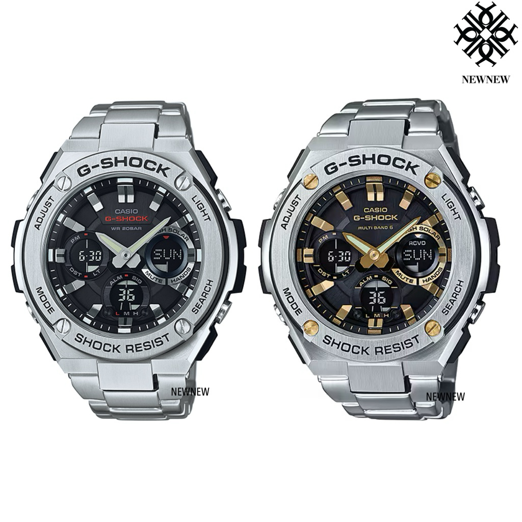 นาฬิกา Casio G-Shock G-STEEL  รุ่น GST-S110 GST-S110D-1 GST-S110D-1A9 ของแท้ประกัน CMG  รับประกัน1ปี
