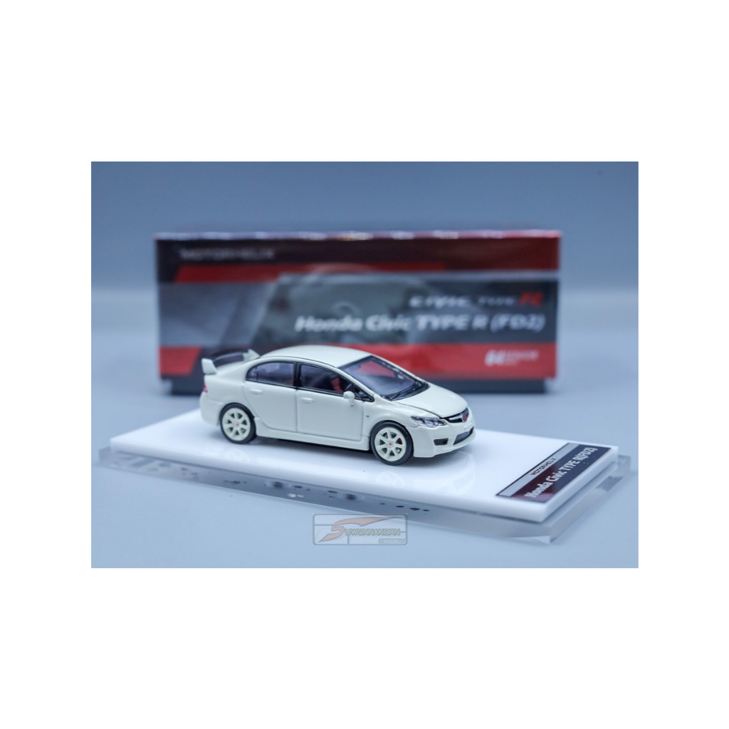 MOTORHELIX 1/64 Honda Civic Type R (FD2) Championship White