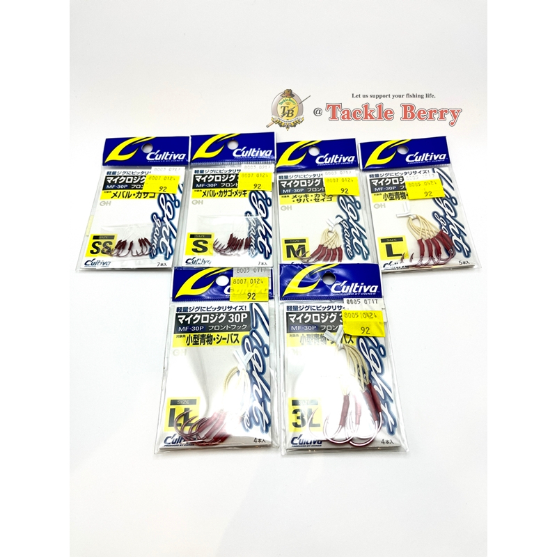 เบ็ดไมโครจิ๊ก CultivaMF-30P Micro Jig Front 30P