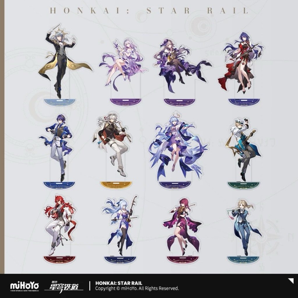 [PRE-ORDER🛑อ่านรายละเอียดก่อนซื้อ][Honkai Star Rail]  Live Series Standy Acrylic- งานคอนเสิร์ตรางดาว