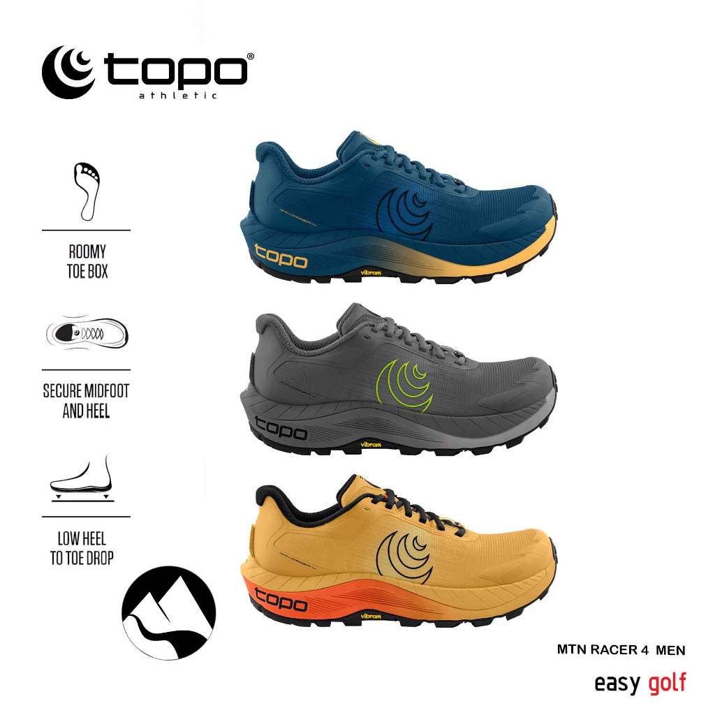 TOPO ATHLETIC TRAIL MTN RACER 4 MEN'S RUNNING SHOES รองเท้ากีฬา วิ่งเทรลผู้ชาย