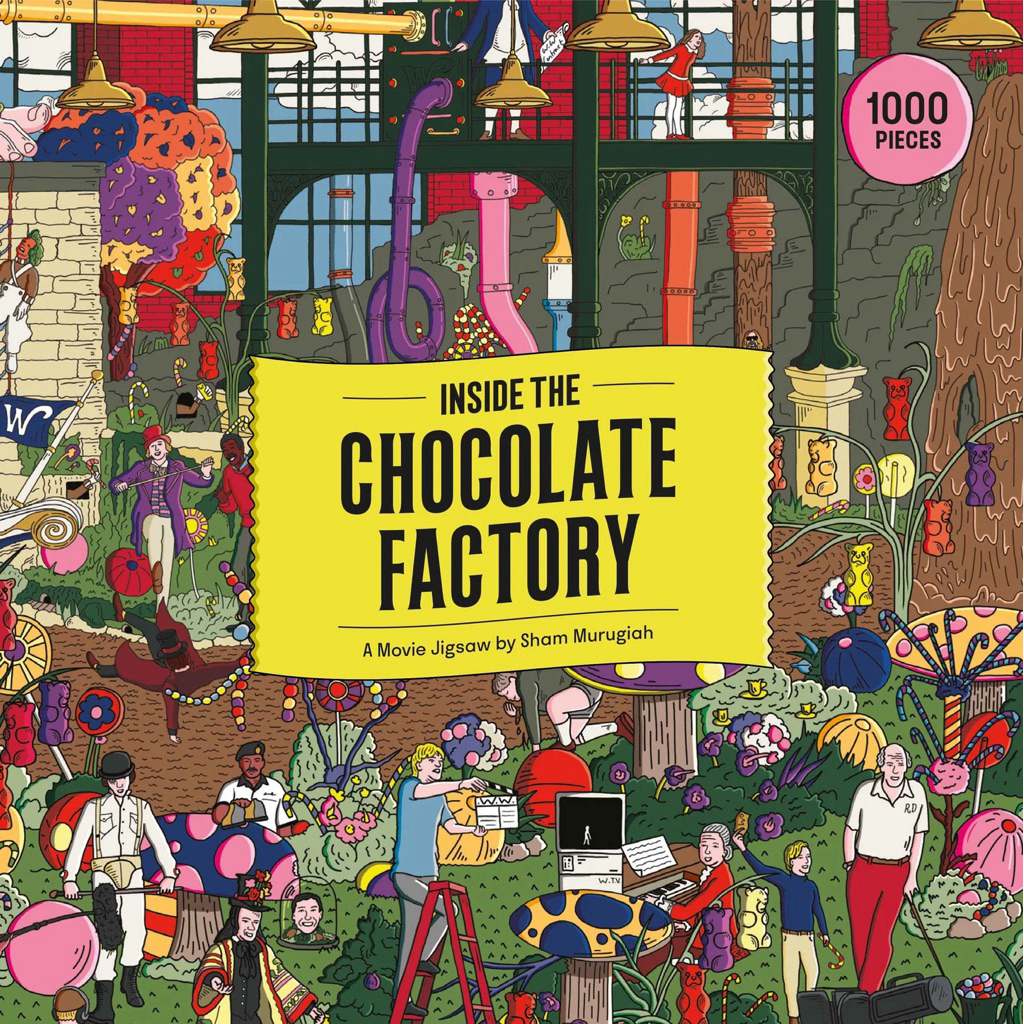 💯พร้อมส่ง Inside the Chocolate Factory Puzzle 1000 ชิ้น 🍫🧩 Willy Wonka Charlie and the Chocolate Fac