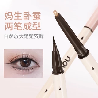 6502 (ใหม่/แท้) NOVO ปากกาดอลลี่อาย ทาตา 2 IN 1 เนื้อดี ติดทน กันน้ำ