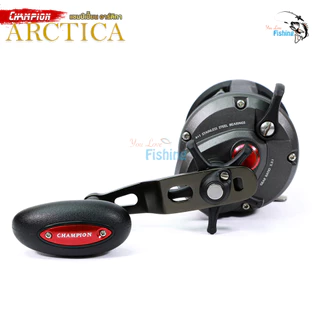 รอกเบทกลม Champion ARCTICA พรีเนียร์เกียร์เป็น “สแตนเลส” มีทั้งหมุนซ้ายและหมุนขวา