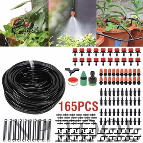 NP-439 หัวพ่นหมอก 165psc พร้อมสายไมโครพีอี 10 เมตร และข้อต่อ ชุดติดตั้งเร็วครบชุด