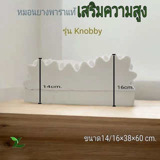 Lucky Globestหมอนยางพาราแท้ [[รุ่นเสริมความสูง]]✅️ปลอก2ชั้นติดซิป