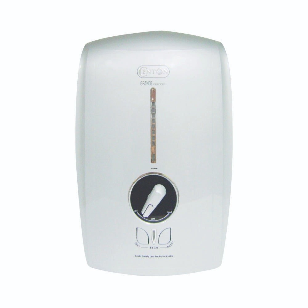 เครื่องทำน้ำอุ่นมี RAIN SHOWER CENTON ซีรีส์ GRANDE รุ่น GD600E 5.5KW RS สี WHITE PEARL