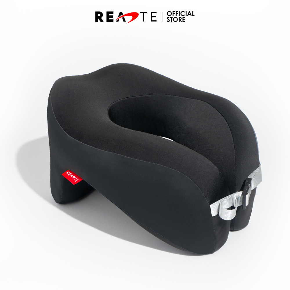 READTE หมอนรองคอ สำหรับเดินทาง เพื่อสุขภาพ ฟรีถุงเก็บหมอนพกพา ERGONOMICS NECK PILLOWS