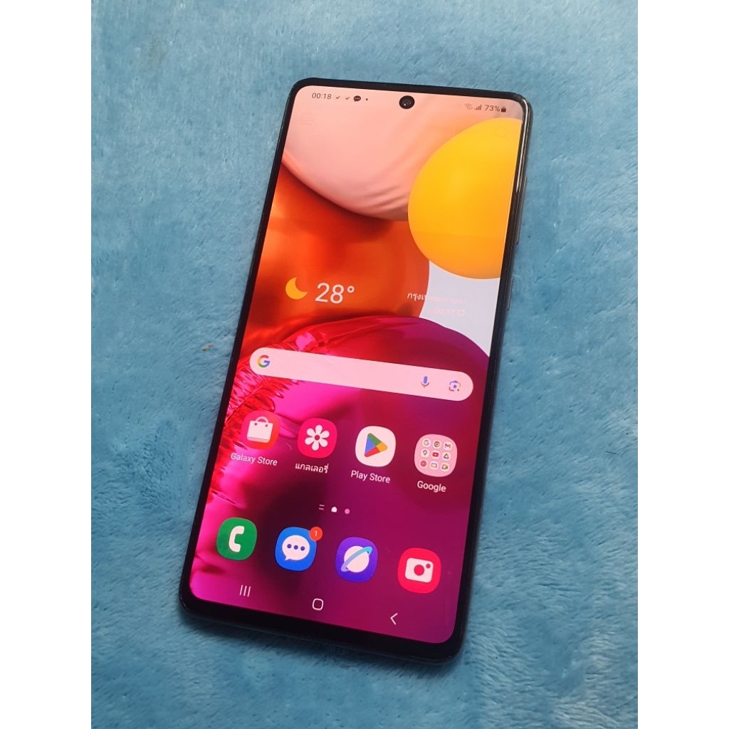 samsung galaxy a71 4G มือสองเครื่องแท้ ram 8 rom 128 GBจอเบิร์นบางๆรีเซ็ตได้